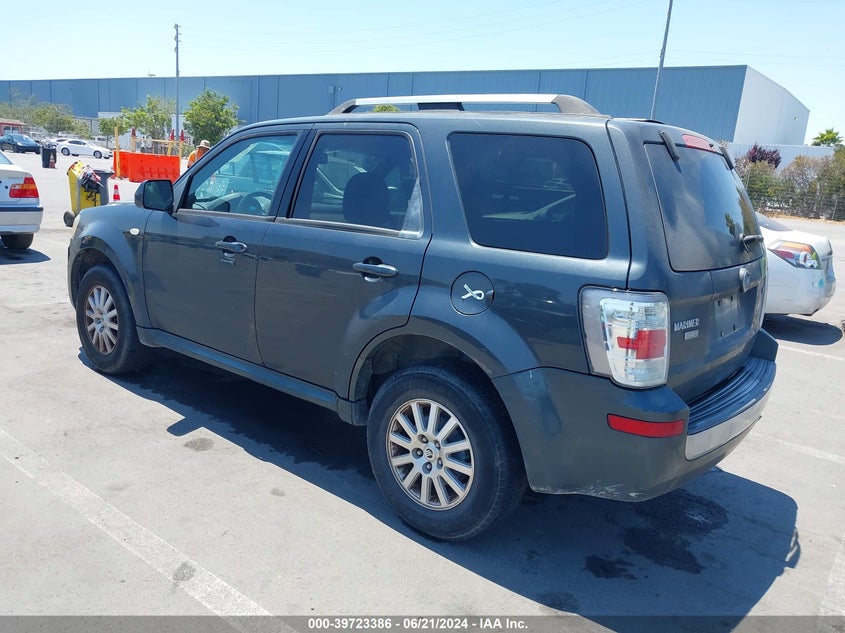 2009 Mercury Mariner Premier V6 VIN: 4M2CU97G39KJ15440 Lot: 39723386