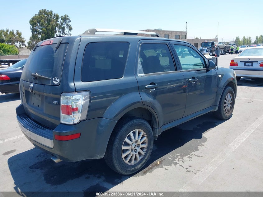 2009 Mercury Mariner Premier V6 VIN: 4M2CU97G39KJ15440 Lot: 39723386