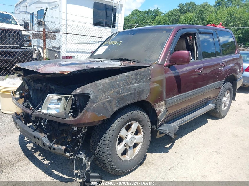 2000 Toyota Land Cruiser VIN: JT3HT05JXY0126796 Lot: 39723403