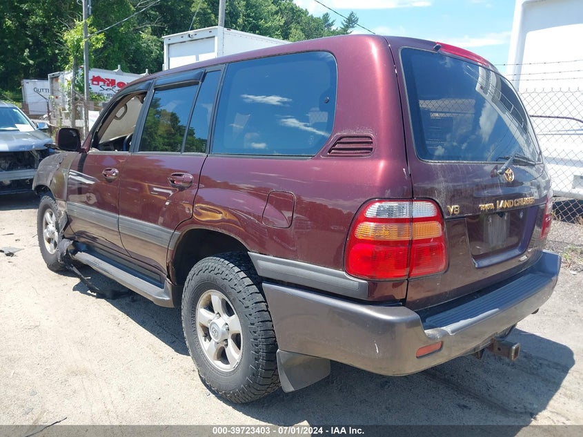 2000 Toyota Land Cruiser VIN: JT3HT05JXY0126796 Lot: 39723403