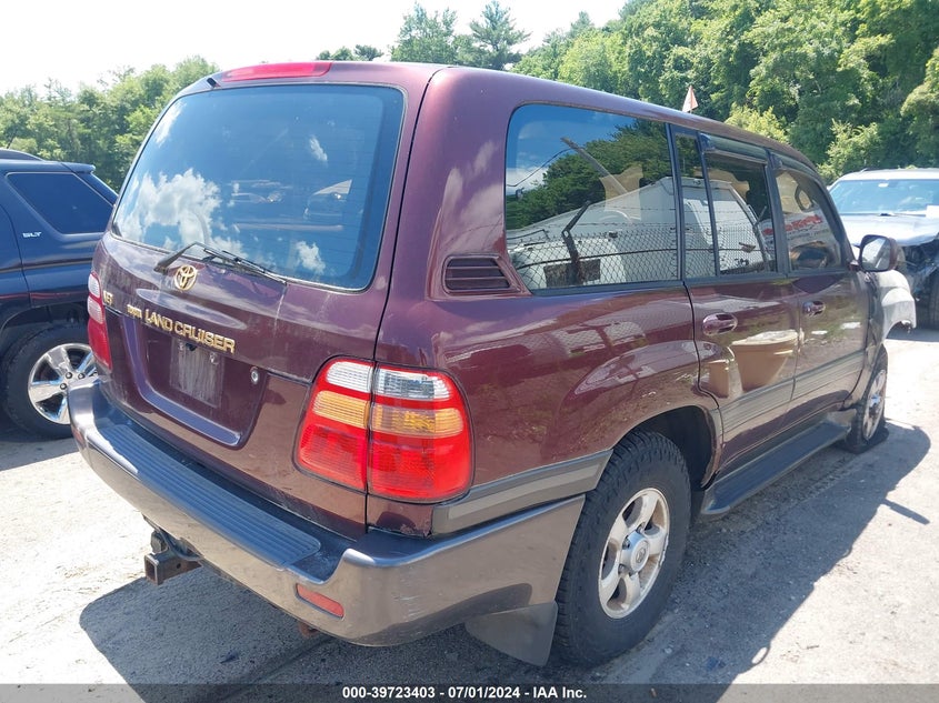 2000 Toyota Land Cruiser VIN: JT3HT05JXY0126796 Lot: 39723403