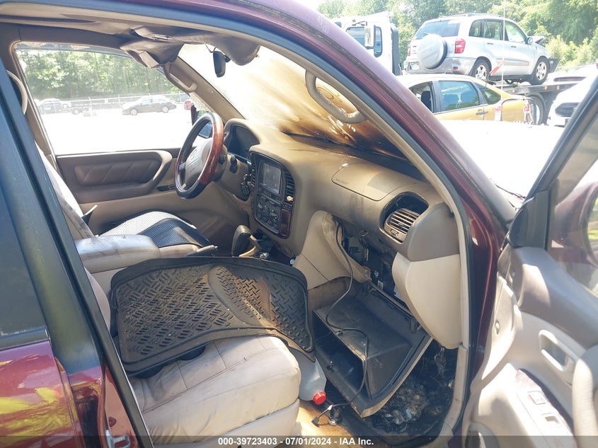 2000 Toyota Land Cruiser VIN: JT3HT05JXY0126796 Lot: 39723403