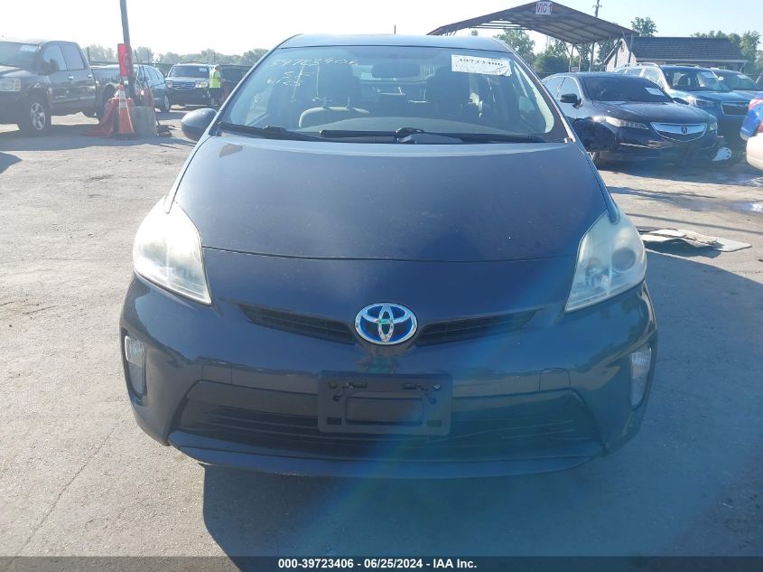 2012 Toyota Prius Two VIN: JTDKN3DU8C5454481 Lot: 39723406