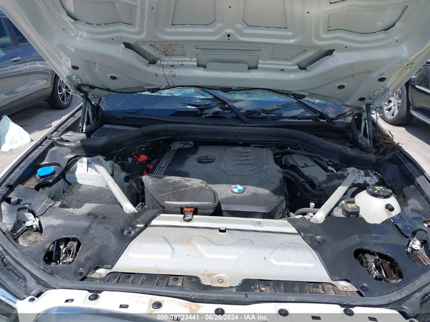 2022 BMW X3 Sdrive30I VIN: 5UX43DP08N9M38904 Lot: 39723441