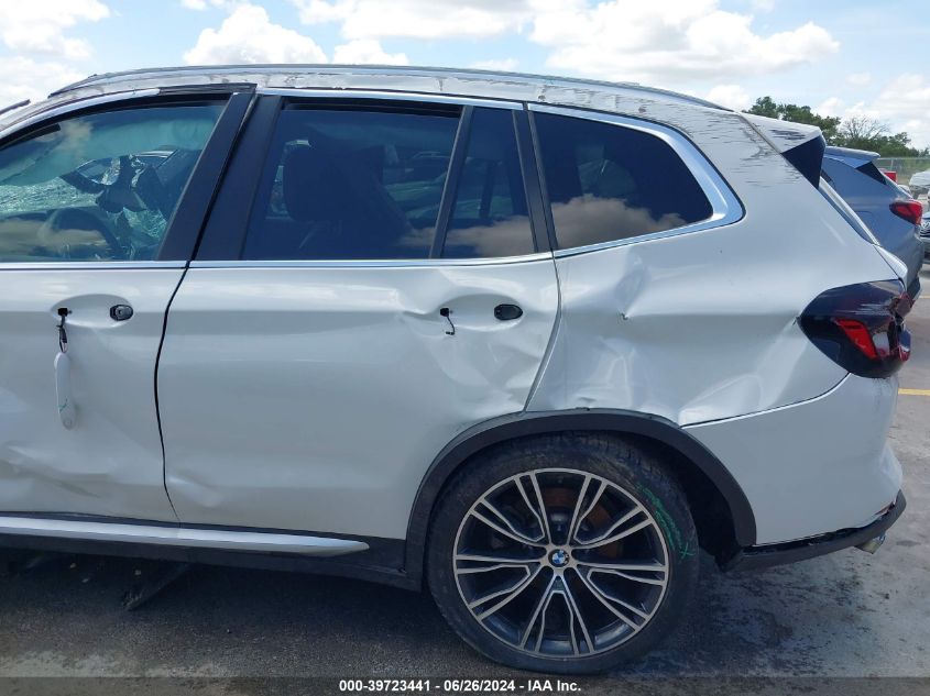 2022 BMW X3 Sdrive30I VIN: 5UX43DP08N9M38904 Lot: 39723441