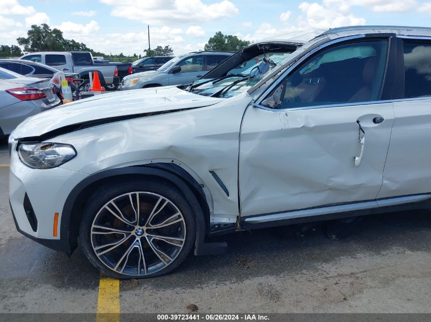 2022 BMW X3 Sdrive30I VIN: 5UX43DP08N9M38904 Lot: 39723441