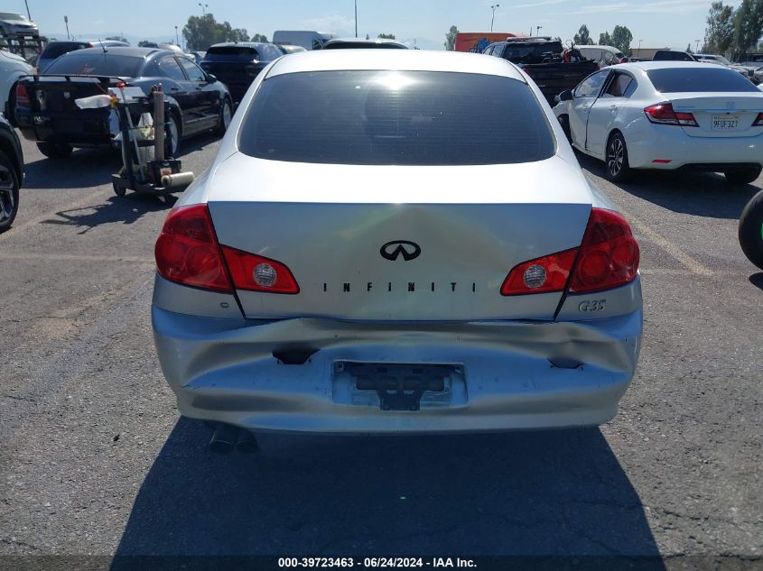 2006 Infiniti G35 VIN: JNKCV51E46M509658 Lot: 39723463