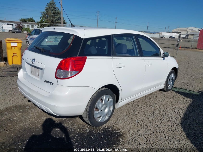 2004 Toyota Matrix Xr VIN: 2T1KR32E94C291375 Lot: 39723464