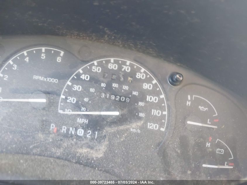 1999 Ford Ranger Xl/Xlt VIN: 1FTYR10V1XPA39241 Lot: 39723485