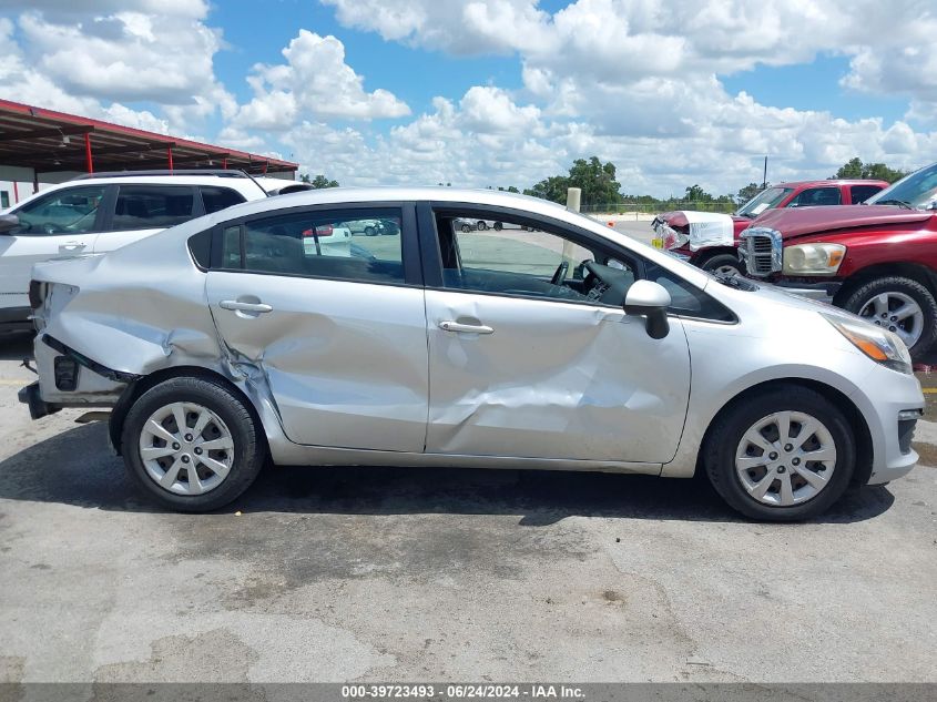 2016 Kia Rio Lx VIN: KNADM4A33G6642724 Lot: 39723493