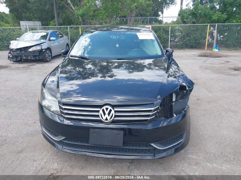2012 Volkswagen Passat 2.5L Se VIN: 1VWBP7A30CC061869 Lot: 39723516