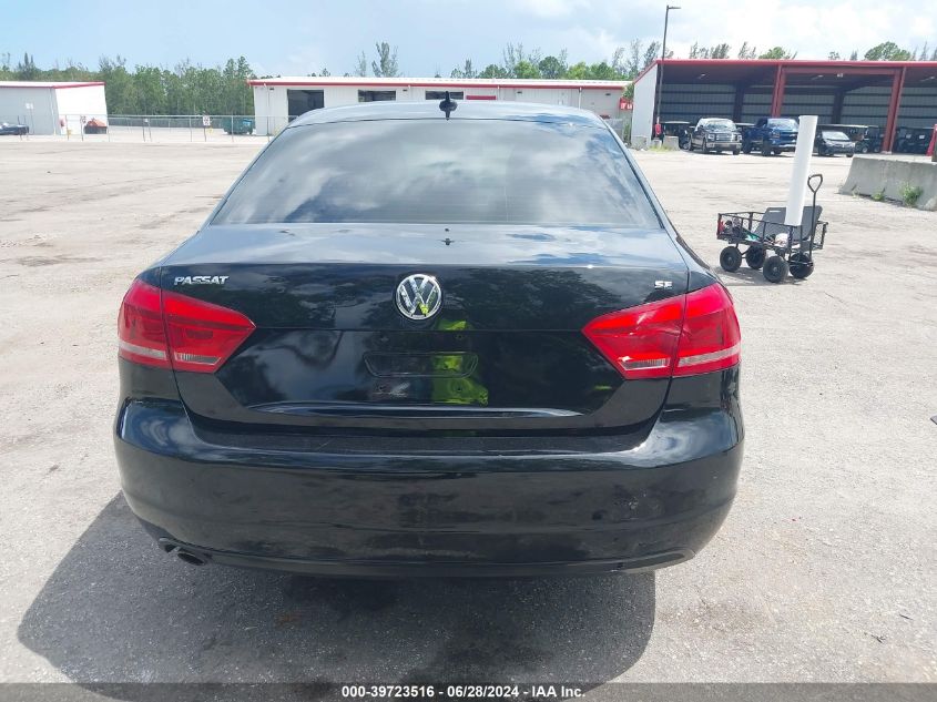 2012 Volkswagen Passat 2.5L Se VIN: 1VWBP7A30CC061869 Lot: 39723516