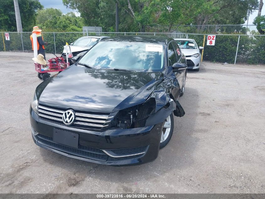 2012 Volkswagen Passat 2.5L Se VIN: 1VWBP7A30CC061869 Lot: 39723516