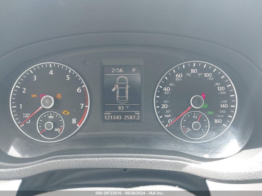 2012 Volkswagen Passat 2.5L Se VIN: 1VWBP7A30CC061869 Lot: 39723516