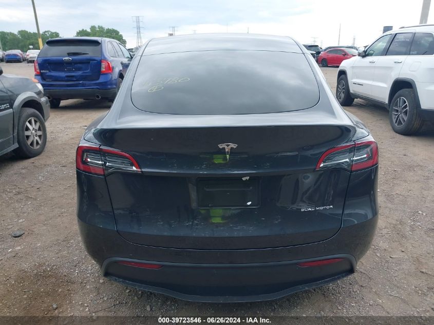 2024 Tesla Model Y Long Range Dual Motor All-Wheel Drive VIN: 7SAYGAEE3RF103780 Lot: 39723546