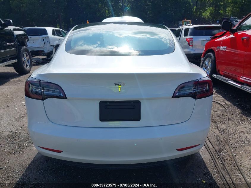 2021 Tesla Model 3 Standard Range Plus Rear-Wheel Drive VIN: 5YJ3E1EAXMF851865 Lot: 39723579