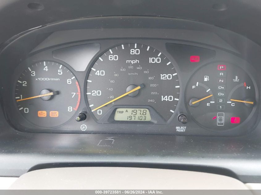 2001 Honda Accord 3.0 Ex VIN: 1HGCG16571A028313 Lot: 39723581