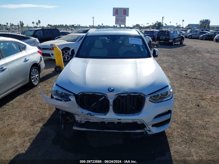 2020 BMW X3 Sdrive30I VIN: 5UXTY3C05LLU72246 Lot: 39723588