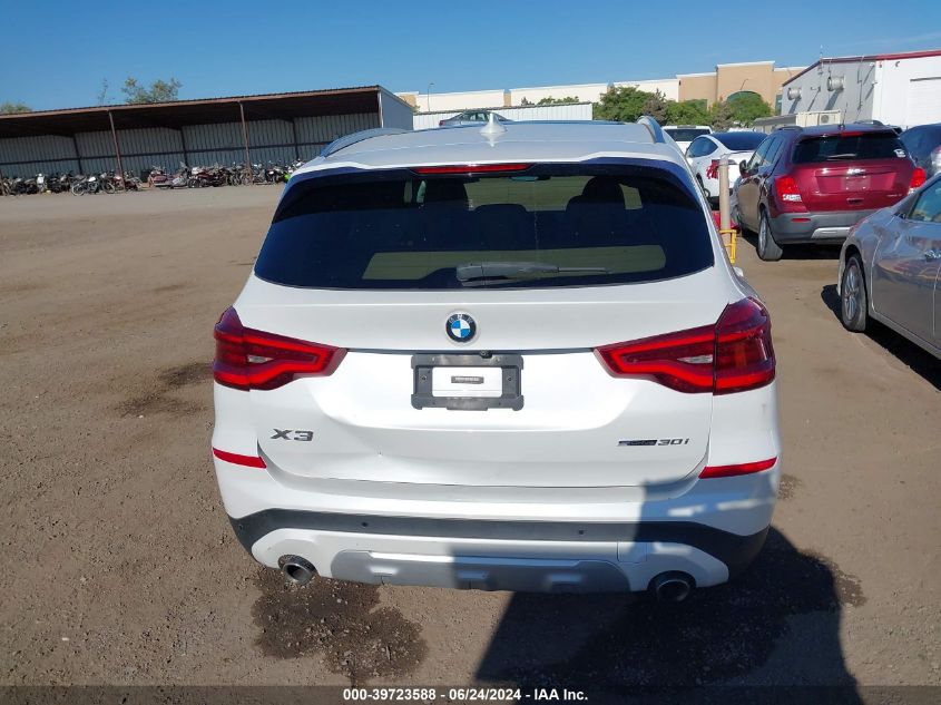 2020 BMW X3 Sdrive30I VIN: 5UXTY3C05LLU72246 Lot: 39723588