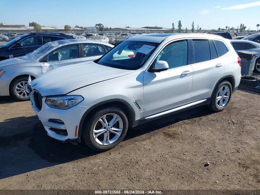 2020 BMW X3 Sdrive30I VIN: 5UXTY3C05LLU72246 Lot: 39723588