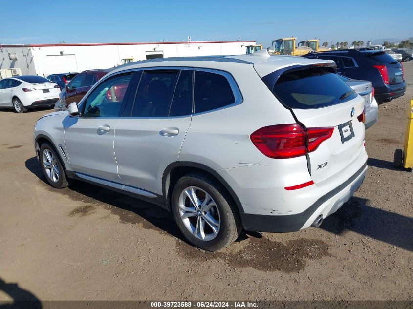 2020 BMW X3 Sdrive30I VIN: 5UXTY3C05LLU72246 Lot: 39723588