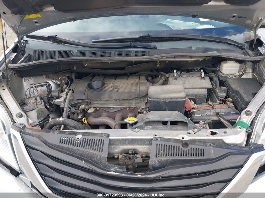 2012 Toyota Sienna Le 8 Passenger VIN: 5TDKA3DC1CS014311 Lot: 39723593