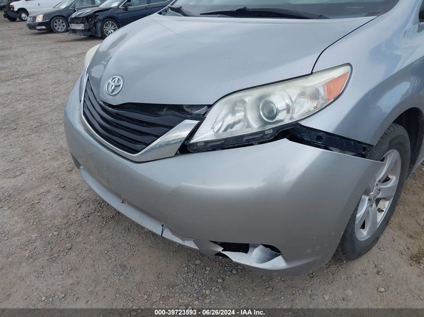 2012 Toyota Sienna Le 8 Passenger VIN: 5TDKA3DC1CS014311 Lot: 39723593