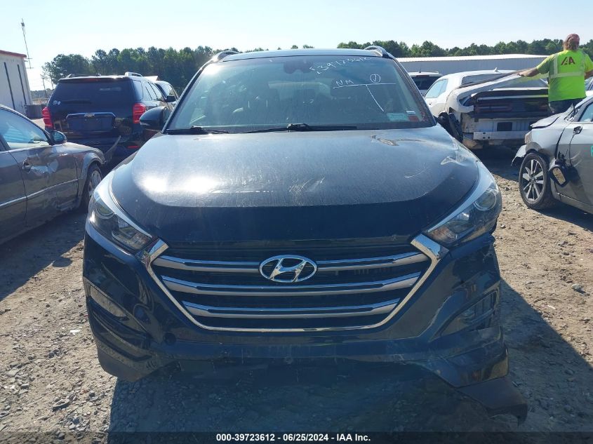 2018 Hyundai Tucson Limited/Sport And Eco/Se VIN: KM8J3CA26JU612142 Lot: 39723612