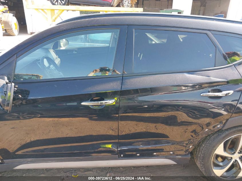 2018 Hyundai Tucson Limited/Sport And Eco/Se VIN: KM8J3CA26JU612142 Lot: 39723612