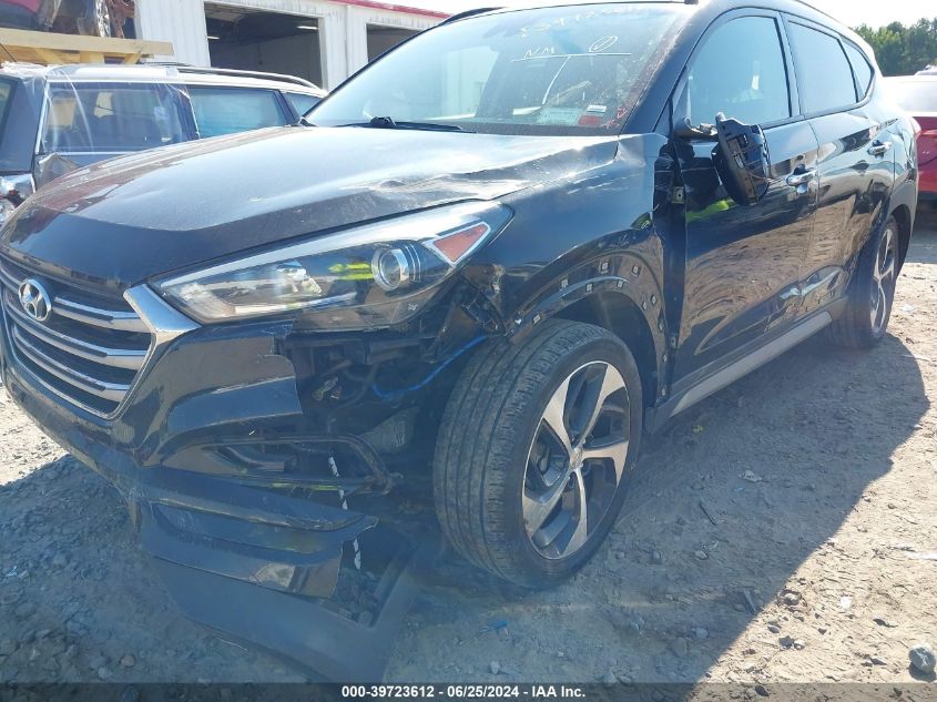 2018 Hyundai Tucson Limited/Sport And Eco/Se VIN: KM8J3CA26JU612142 Lot: 39723612