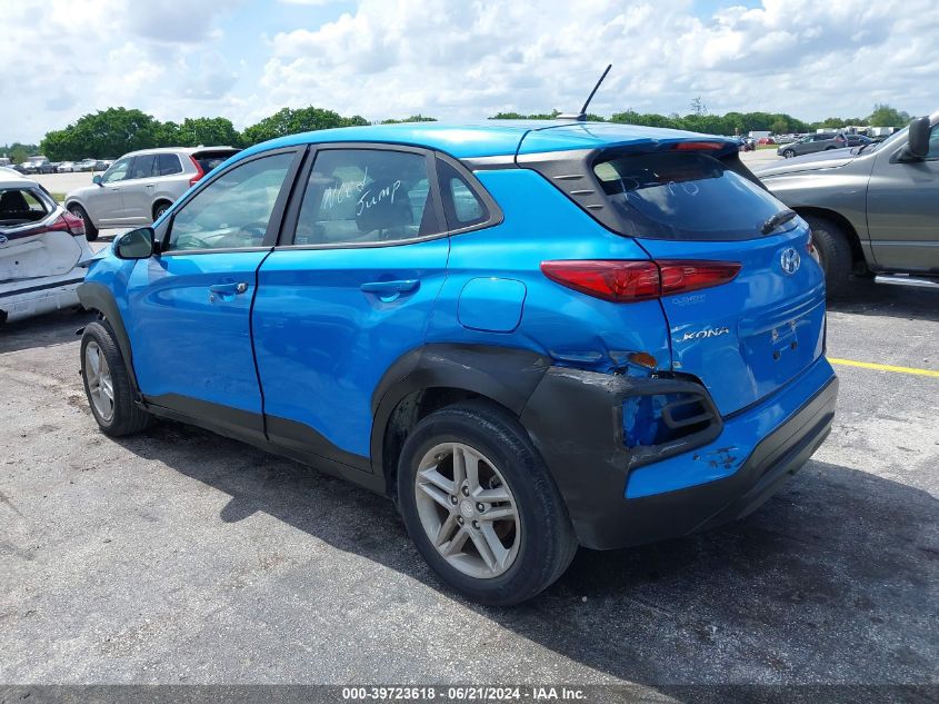 2020 Hyundai Kona Se VIN: KM8K12AA5LU512967 Lot: 39723618