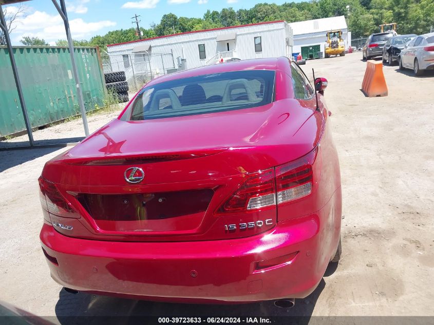 2010 Lexus Is 350C VIN: JTHFE2C25A2500759 Lot: 39723633