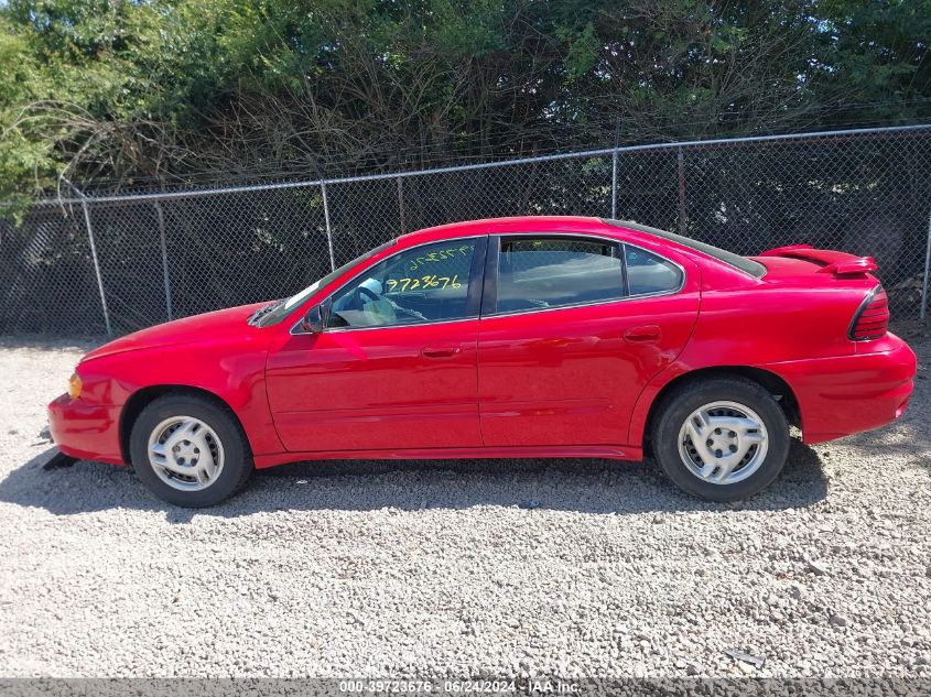 2003 Pontiac Grand Am Se VIN: 1G2NE52F73C190229 Lot: 39723676