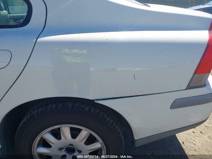 2001 Volvo S60 2.4 VIN: YV1RS61R812086305 Lot: 39723714