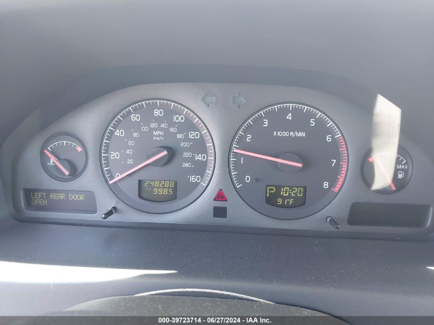 2001 Volvo S60 2.4 VIN: YV1RS61R812086305 Lot: 39723714