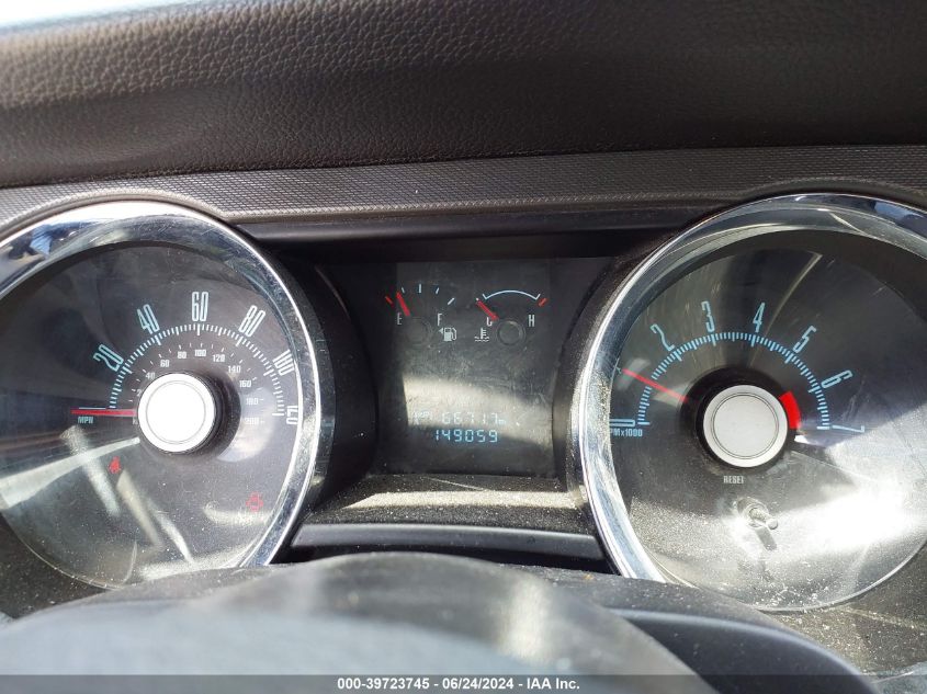 2010 Ford Mustang V6/V6 Premium VIN: 1ZVBP8AN2A5112815 Lot: 39723745