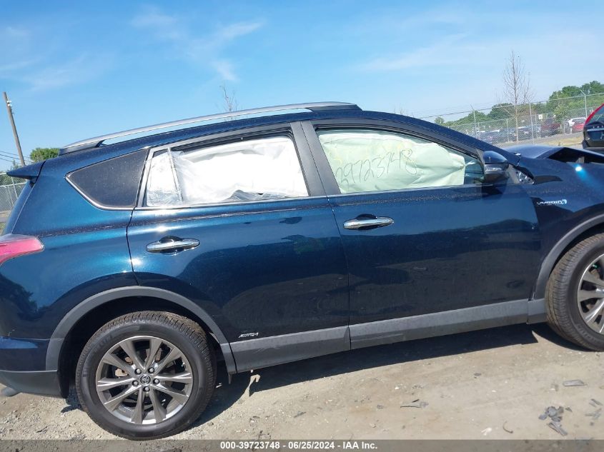 2017 Toyota Rav4 Hv Limited VIN: JTMDJREV1HD115606 Lot: 39723748