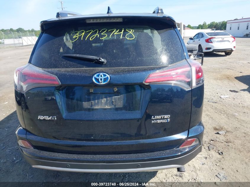 2017 Toyota Rav4 Hv Limited VIN: JTMDJREV1HD115606 Lot: 39723748