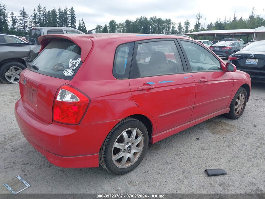 2005 Kia Spectra5 VIN: KNAFE161555120188 Lot: 39723767