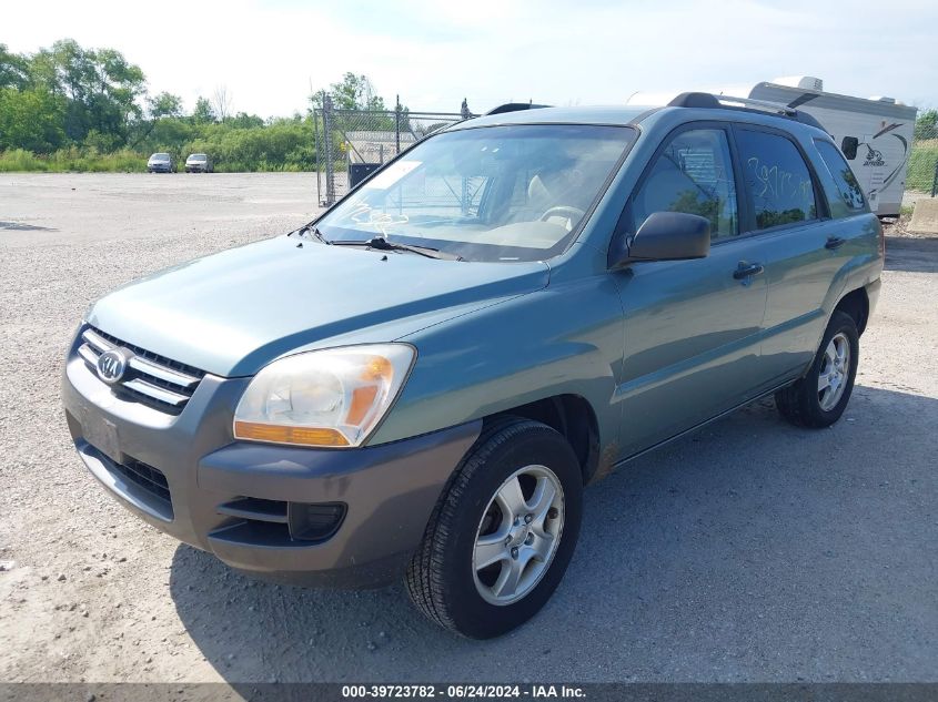 2008 Kia Sportage Lx VIN: KNDJF724387455701 Lot: 39723782