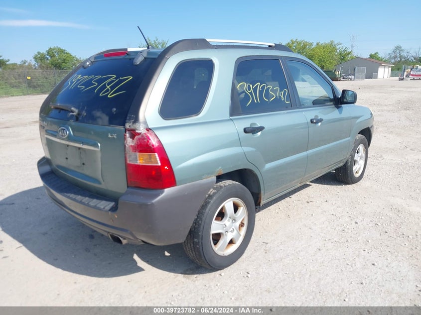 2008 Kia Sportage Lx VIN: KNDJF724387455701 Lot: 39723782