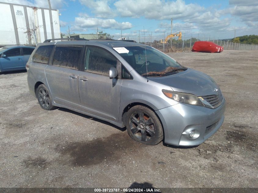 2011 Toyota Sienna Se VIN: 5TDXK3DC0BS074310 Lot: 39723787