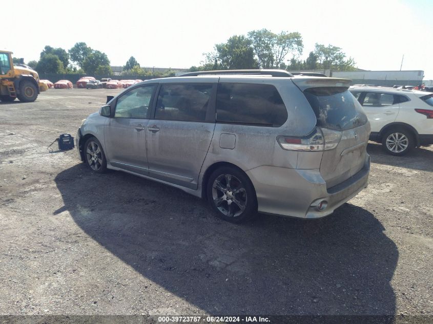 2011 Toyota Sienna Se VIN: 5TDXK3DC0BS074310 Lot: 39723787