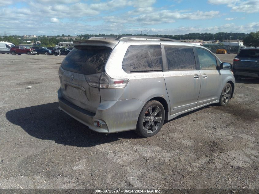 2011 Toyota Sienna Se VIN: 5TDXK3DC0BS074310 Lot: 39723787