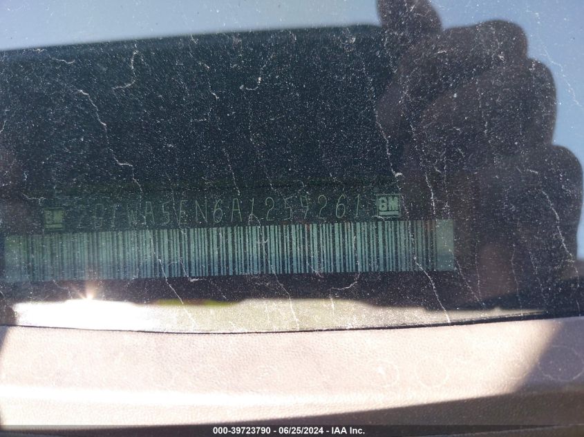 2010 Chevrolet Impala Ls VIN: 2G1WA5EN6A1259261 Lot: 39723790