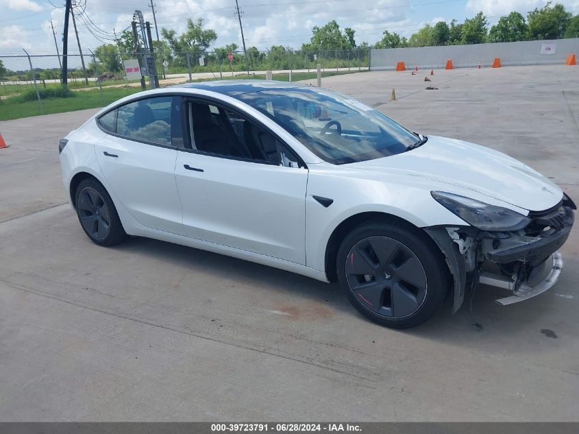 2021 TESLA MODEL 3 STANDARD RANGE PLUS REAR-WHEEL DRIVE - 5YJ3E1EA2MF060603