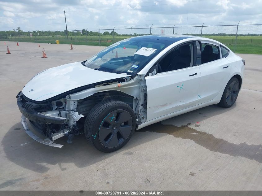 2021 TESLA MODEL 3 STANDARD RANGE PLUS REAR-WHEEL DRIVE - 5YJ3E1EA2MF060603