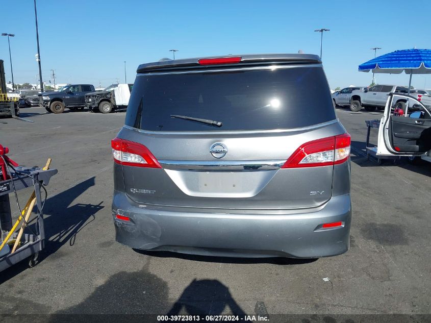 2017 Nissan Quest Sv VIN: JN8AE2KP0H9170107 Lot: 39723813