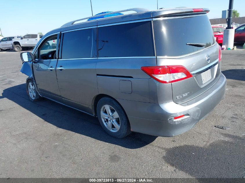 2017 Nissan Quest Sv VIN: JN8AE2KP0H9170107 Lot: 39723813