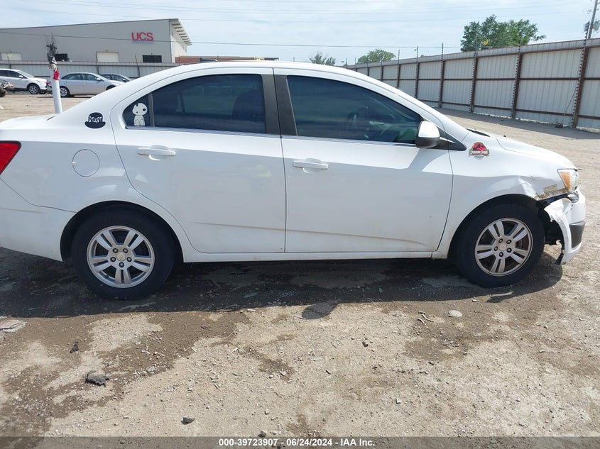 2014 CHEVROLET SONIC LT AUTO - 1G1JC5SH6E4199799